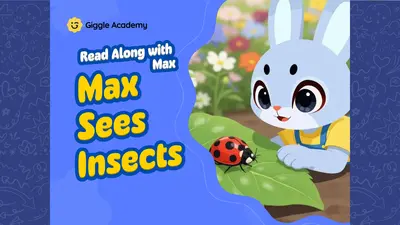 Max、昆虫を観察する