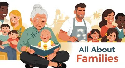 All About Families for Beginning Readers