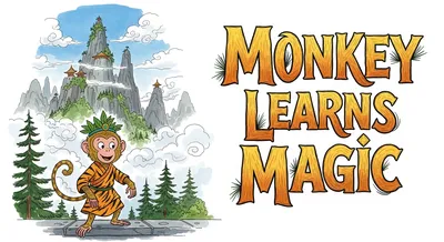 猴子学法术