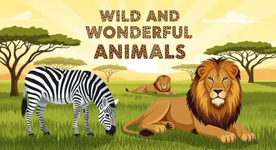 Wild and Wonderful Animals for Beginning Readers