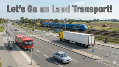 Let's Go on Land Transport! For Beginning Readers