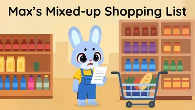 Max's Mixed-up Shopping List