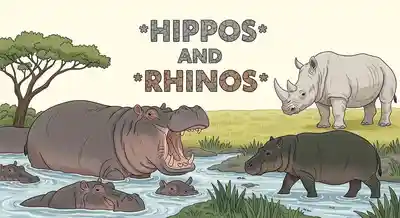 Hippos and Rhinos