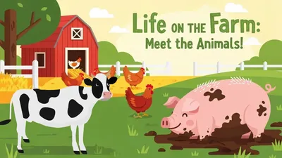 Life on the Farm for Beginning Readers