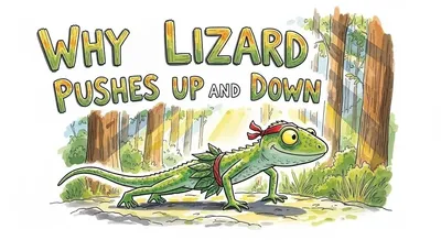 Why Lizard Pushes Up and Down
