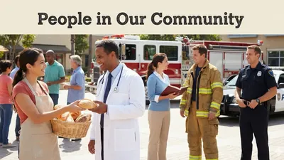 People in our Community for Beginning Readers