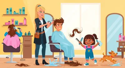 Ashley and Nala- The Hairdressers!