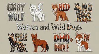 Wolves and Wild Dogs