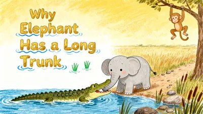 Why Elephant Has a Long Trunk