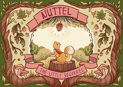 Nuttel das kleine Eichhörnchen