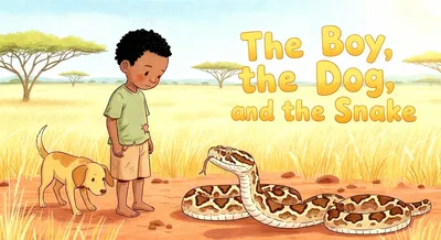 The Boy, the Dog, and the Snake