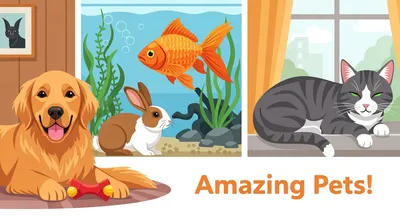 Amazing Pets for Beginning Readers 